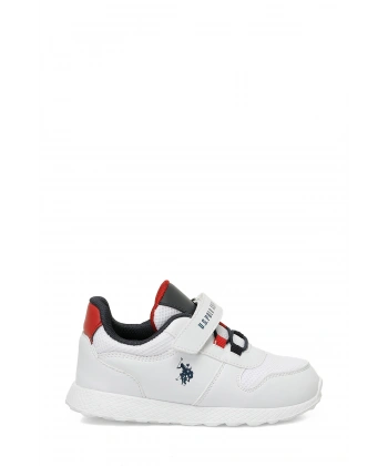 U.S. Polo Assn Beyaz Erkek Çocuk Spor Ayakkabı