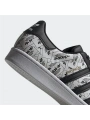 Adidas Superstar Beyaz Gazete Baskılı Kadın Spor Ayakkabı