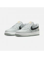 Nike Air Force 1 07 Triple Swoosh Gri Unisex Spor Ayakkabı