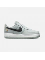 Nike Air Force 1 07 Triple Swoosh Gri Unisex Spor Ayakkabı