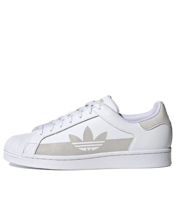 Adidas Superstar Beyaz / Gri Erkek Spor Ayakkabı ( Reflektörlü )
