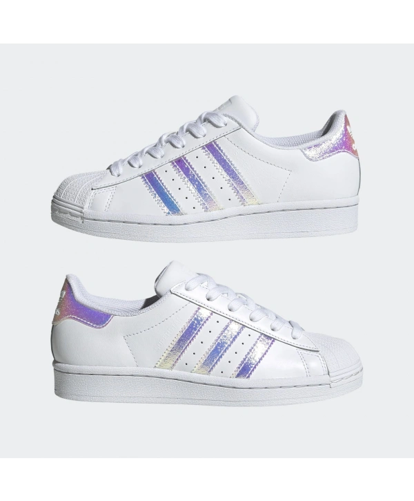 Adidas Superstar Beyaz Hologram Kadın Spor Ayakkabı
