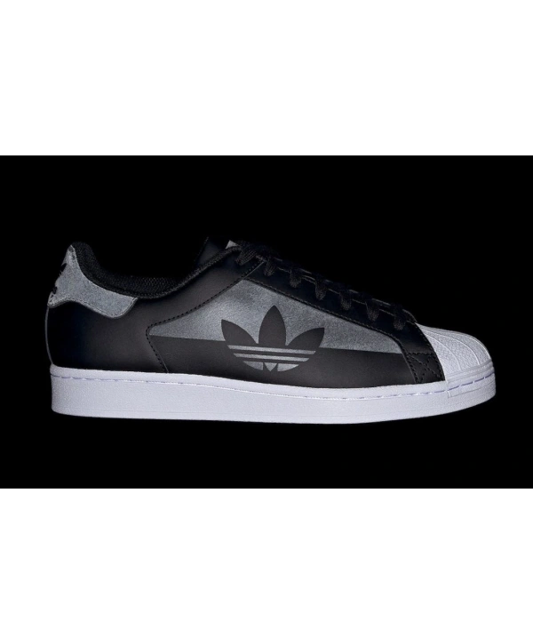 Adidas Superstar Siyah / Gri Kadın Spor Ayakkabı ( Reflektörlü )