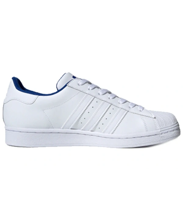 Adidas Superstar Trefoil Baskılı - Kraliyet Mavisi Unisex Spor Ayakkabı