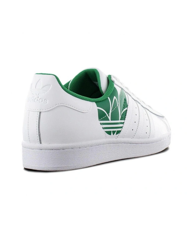 Adidas Superstar Trefoil Baskılı - Yeşil  Unisex Spor Ayakkabı