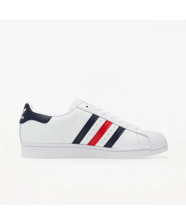 Adidas Superstar White Black Red Erkek Spor Ayakkabı