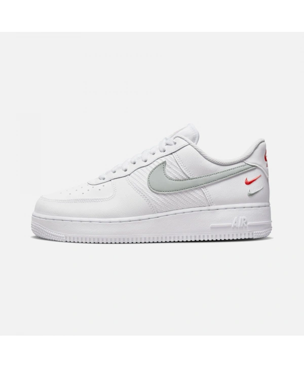Nike Air Force 1 07 Beyaz Triple Swoosh Kadın Spor Ayakkabı