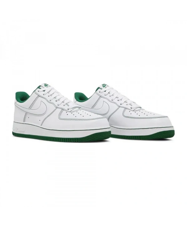 Nike Air Force 1 ’07 Contrast Stitch White Pine Green Unisex Spor Ayakkabı