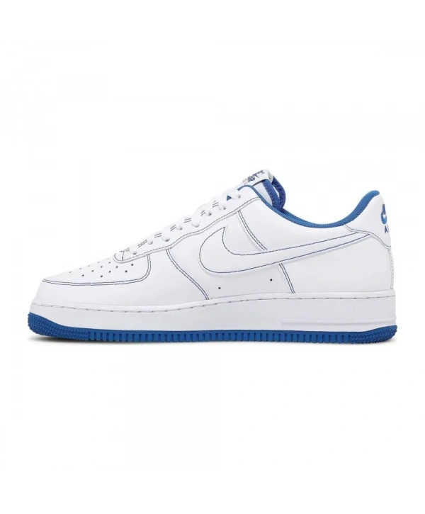 Nike Air Force 1 07 Stitch White Game Royal Spor Ayakkabı