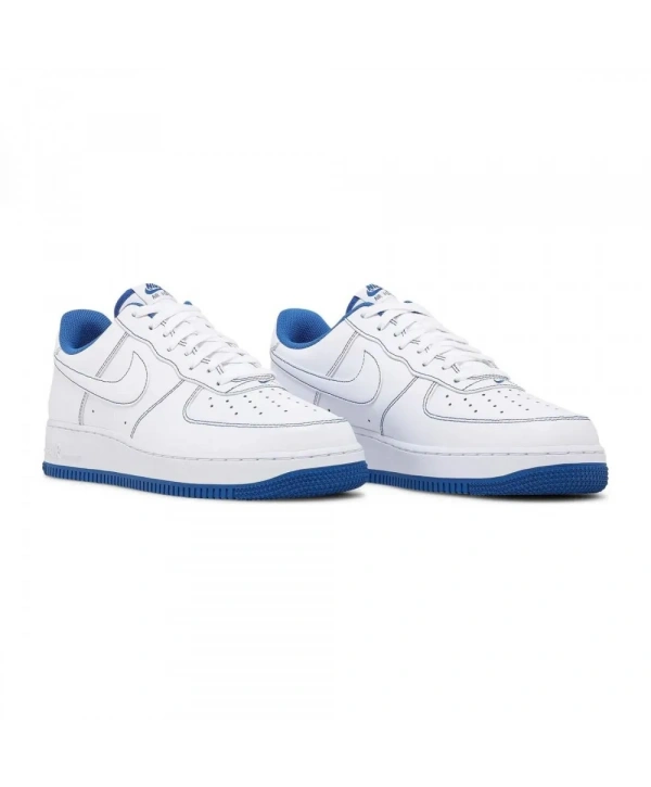Nike Air Force 1 07 Stitch White Game Royal Spor Ayakkabı