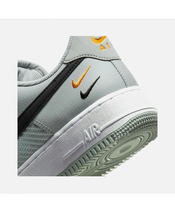 Nike Air Force 1 07 Triple Swoosh Gri Unisex Spor Ayakkabı