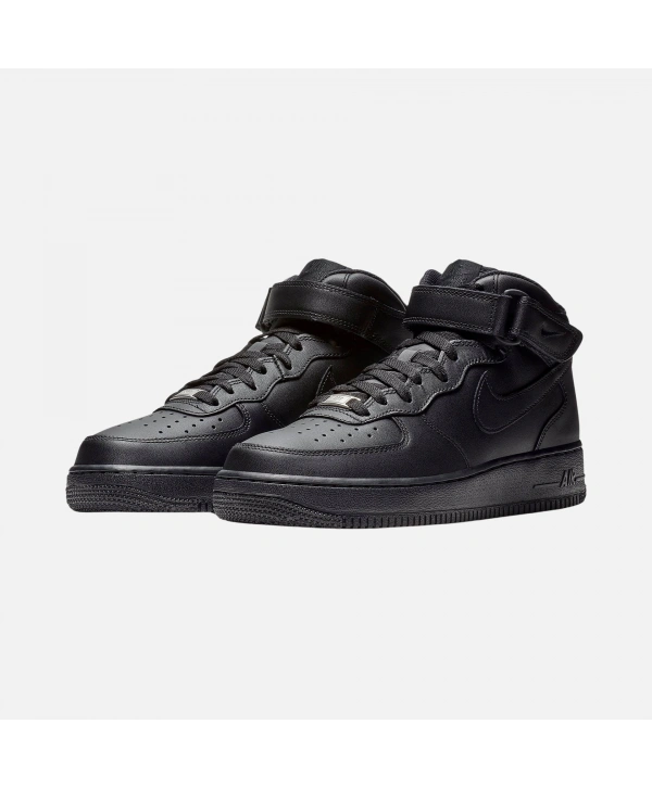 Nike Air Force 1 Mid 07 Unisex Spor Ayakkabı - Siyah