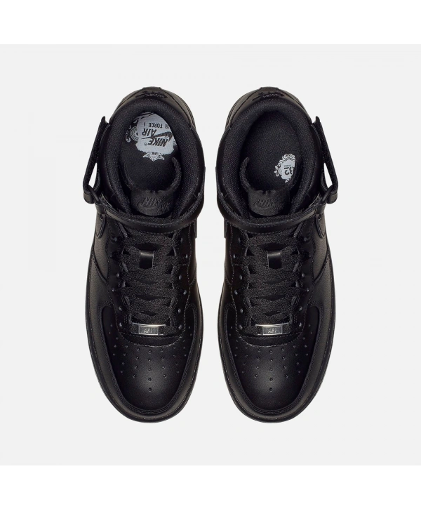 Nike Air Force 1 Mid 07 Unisex Spor Ayakkabı - Siyah
