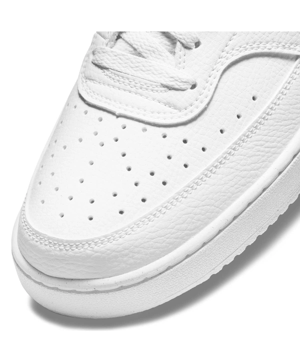 Nike Court Vision Low Next Nature Unisex Spor Ayakkabı - Beyaz / Siyah