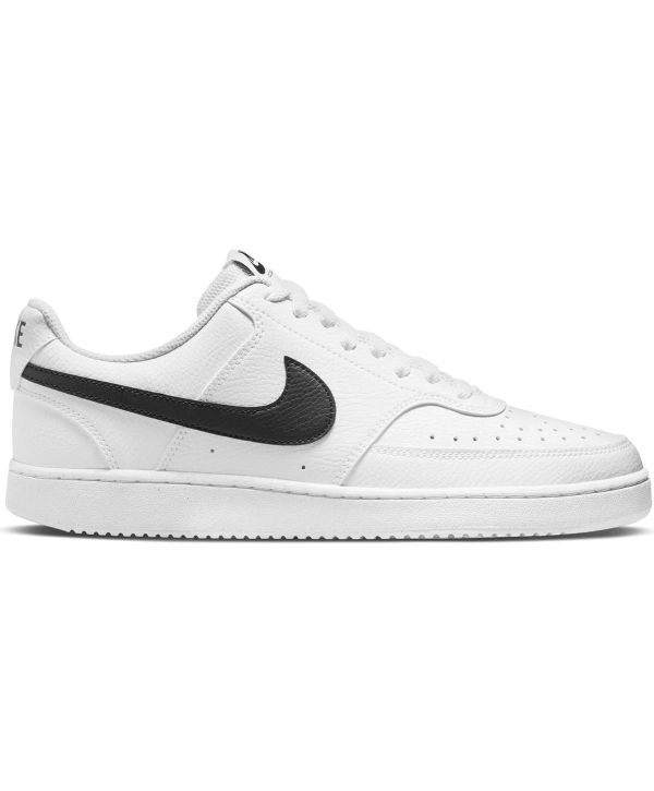 Nike Court Vision Low Next Nature Unisex Spor Ayakkabı - Beyaz / Siyah