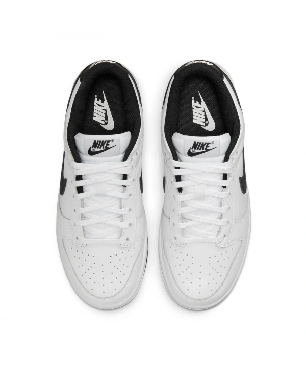 Nike Dunk Low Retro Spor Ayakkabı - Beyaz / Siyah