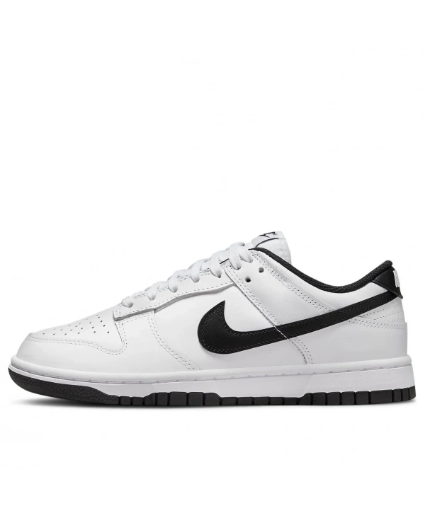 Nike Dunk Low Retro Spor Ayakkabı - Beyaz / Siyah