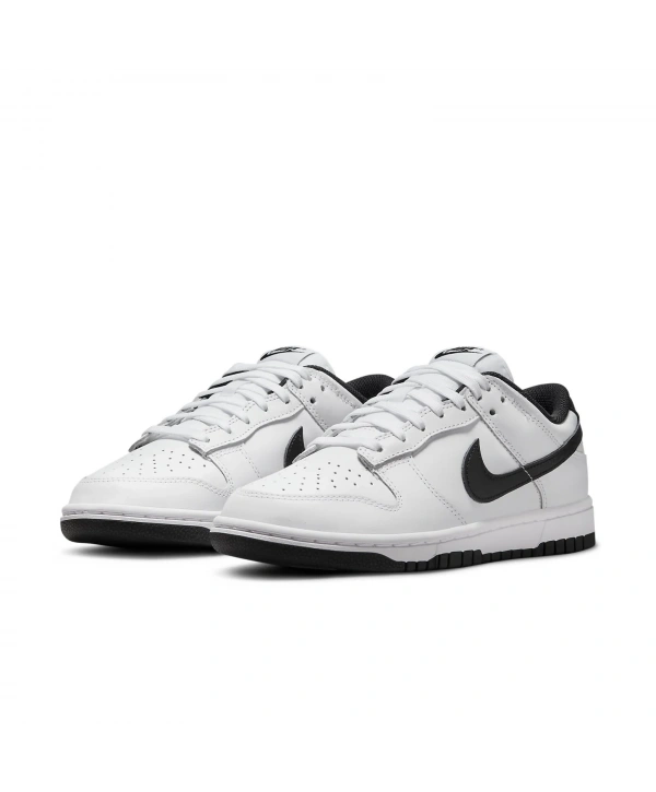 Nike Dunk Low Retro Spor Ayakkabı - Beyaz / Siyah