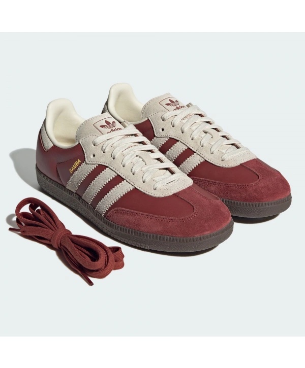 Samba OG Kadın Spor Ayakkabı - Bordo / Kum Beji