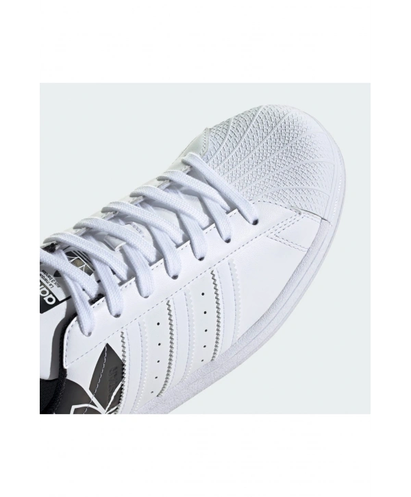 Adidas Superstar Trefoil Baskılı - Siyah  Unisex Spor Ayakkabı