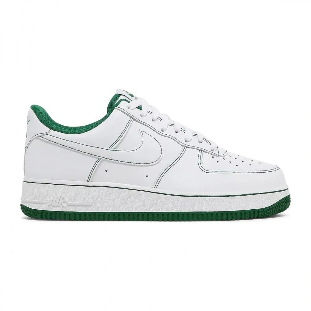 Nike Air Force 1 ’07 Contrast Stitch White Pine Green Unisex Spor Ayakkabı