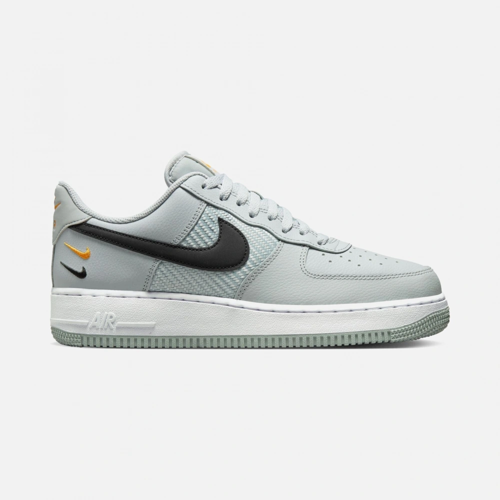 Nike Air Force 1 07 Triple Swoosh Gri Unisex Spor Ayakkabı