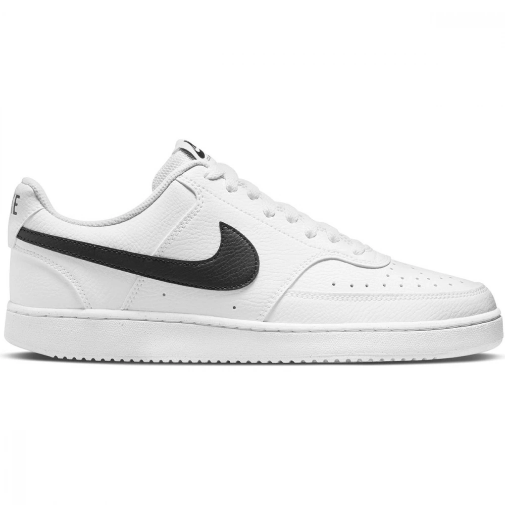 Nike Court Vision Low Next Nature Unisex Spor Ayakkabı - Beyaz / Siyah