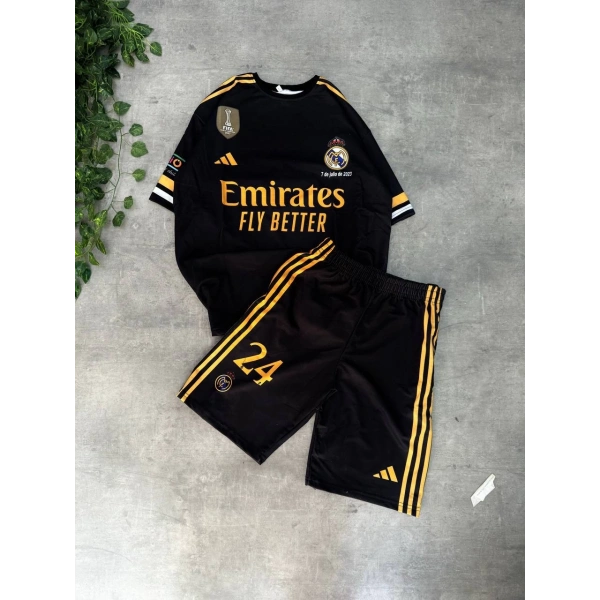 24 Unisex Oversize Şortlu Takım