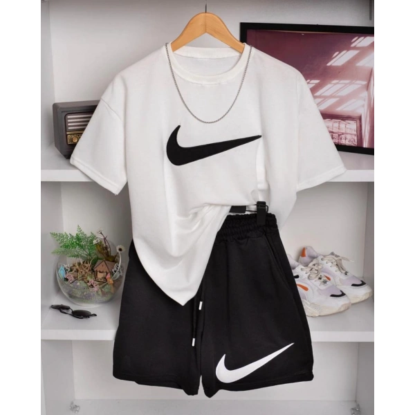 Yeni Sezon Nk Unisex Şortlu Takım - Siyah