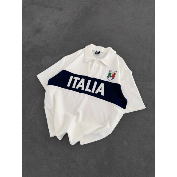 İTL Polo Yaka Tshirt Beyaz