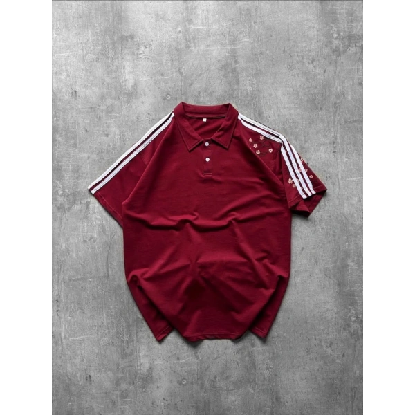 Sakura Polo Yaka Tshirt Kırmızı