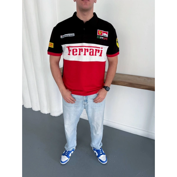 FRR Polo Yaka Tshirt Kırmızı