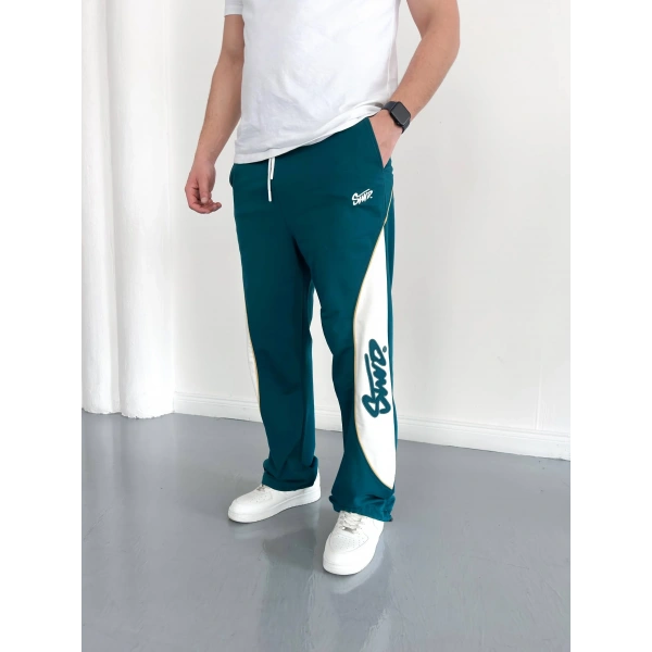 Bol Paça Swd Baggy Eşofman Yeşil