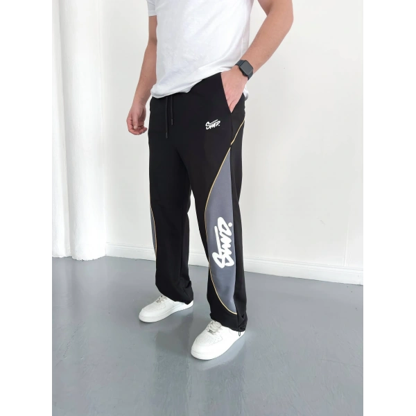 Bol Paça Swd Baggy Eşofman Siyah