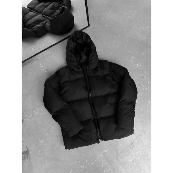 Basic Puffer Unisex Şişme Mont
