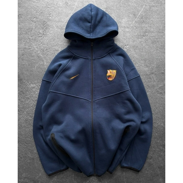 Bc Cepli Tech Şardonlu Unisex Hırka Lacivert