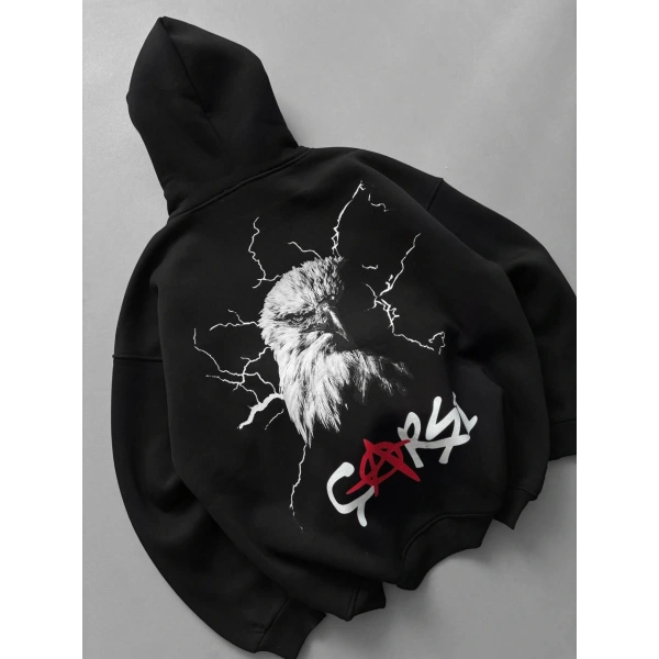 BJK Taraftar hoddie Kar Maske Hırka