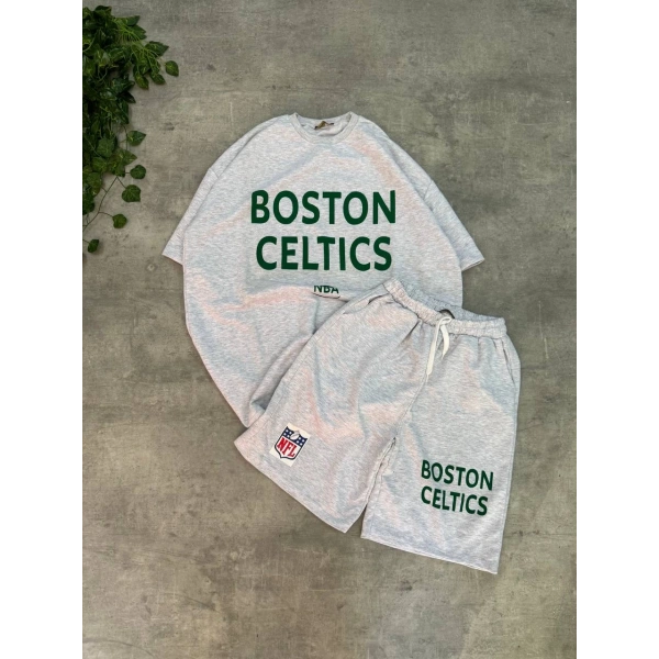 Celtis Unisex Oversize Şortlu takım - Gri