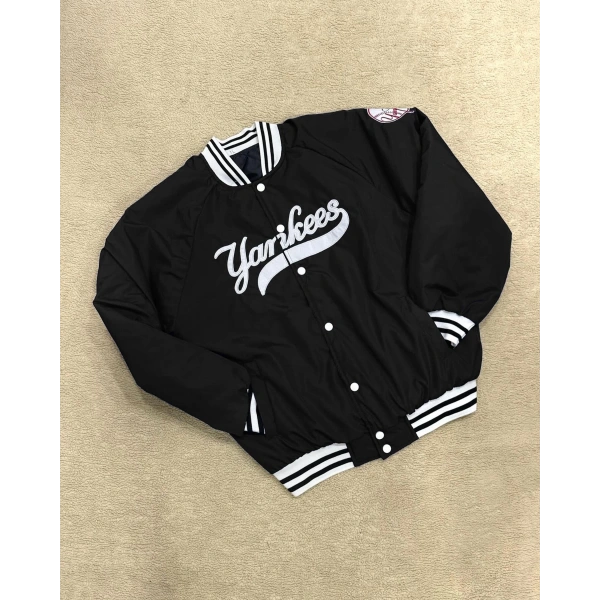Yankes Unisex Bomber Ceket - Siyah