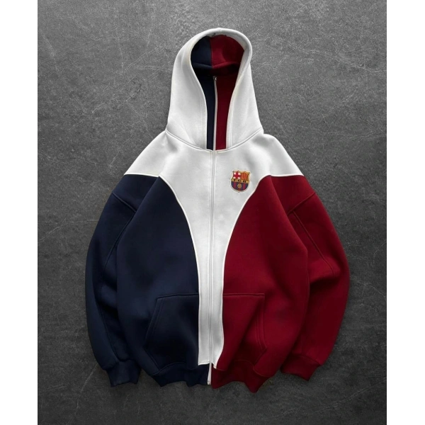 FCB Kar Maske Şardonlu Unisex Hırka