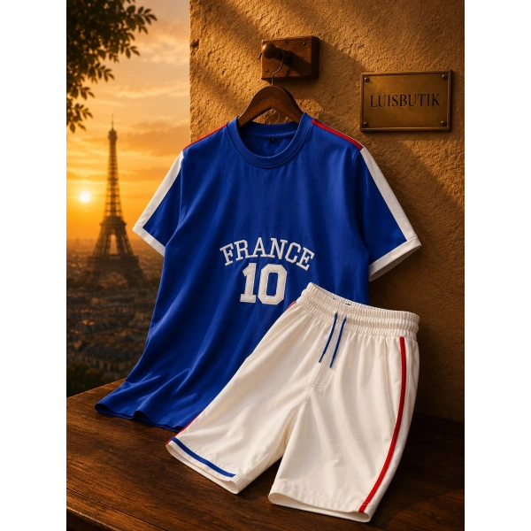 France Oversize Şortlu Takım