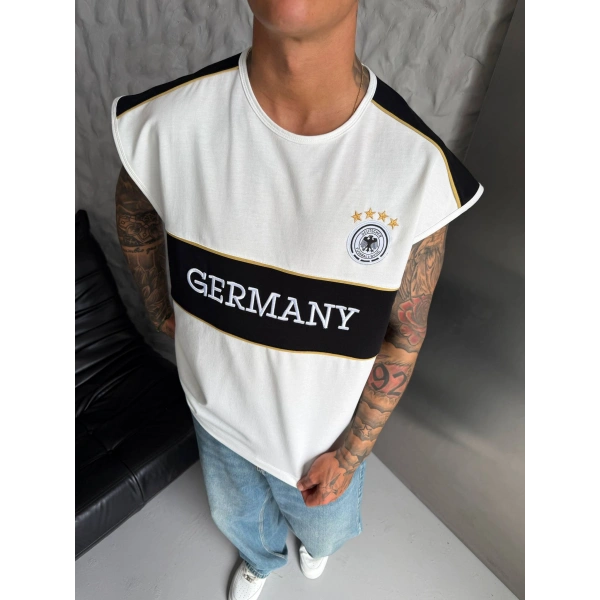 Germany Sıfır Kol Tshirt