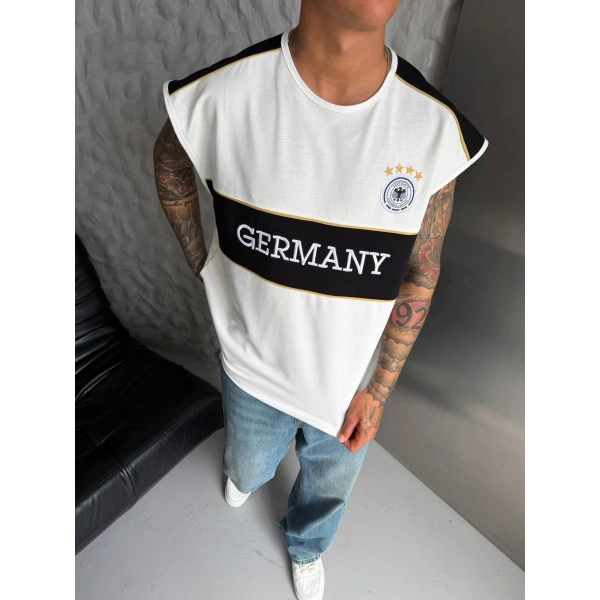 Germany Sıfır Kol Tshirt