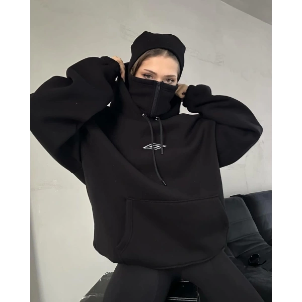 Kar maske Özel Tasarım Sweatshirt