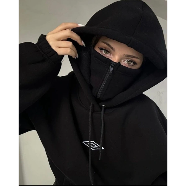 Kar maske Özel Tasarım Sweatshirt
