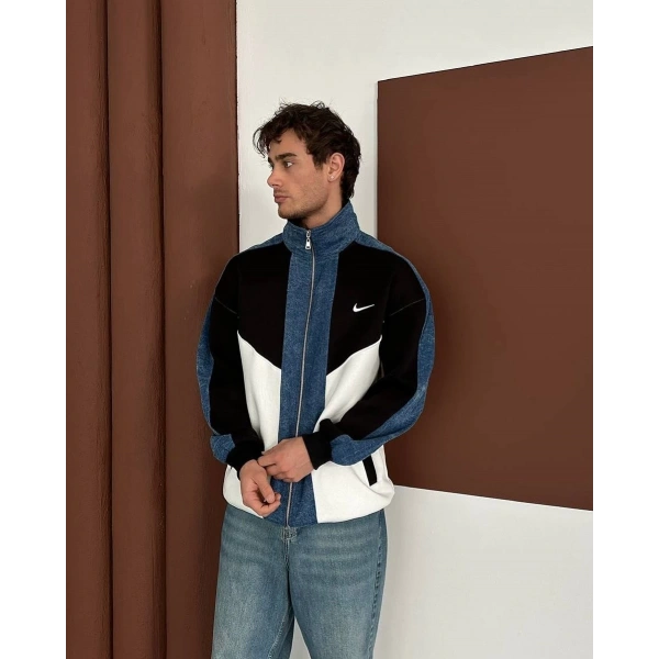 Kot Detay Oversize Ceket - Siyah