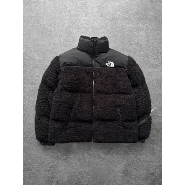 Kuzu Peluş Nf Mont Siyah