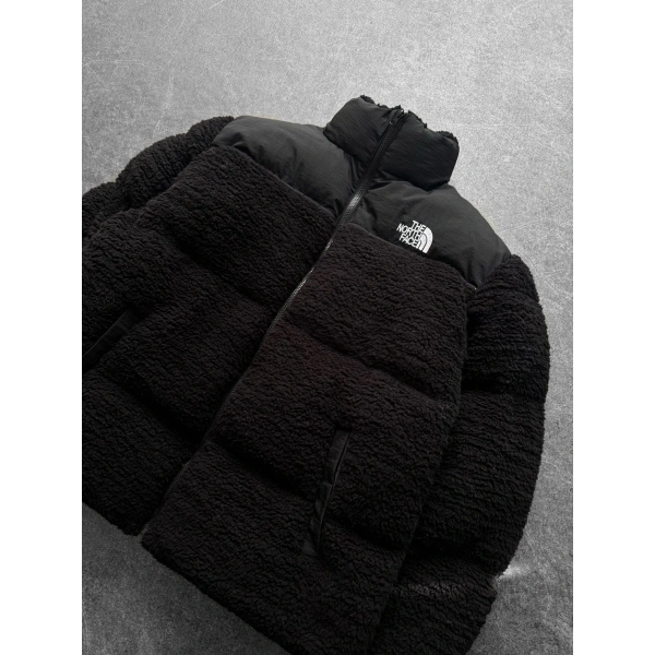 Kuzu Peluş Nf Mont Siyah