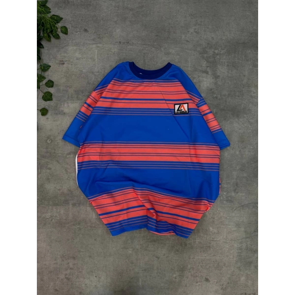 La Unisex Oversize Tshirt - Turuncu/Mavi