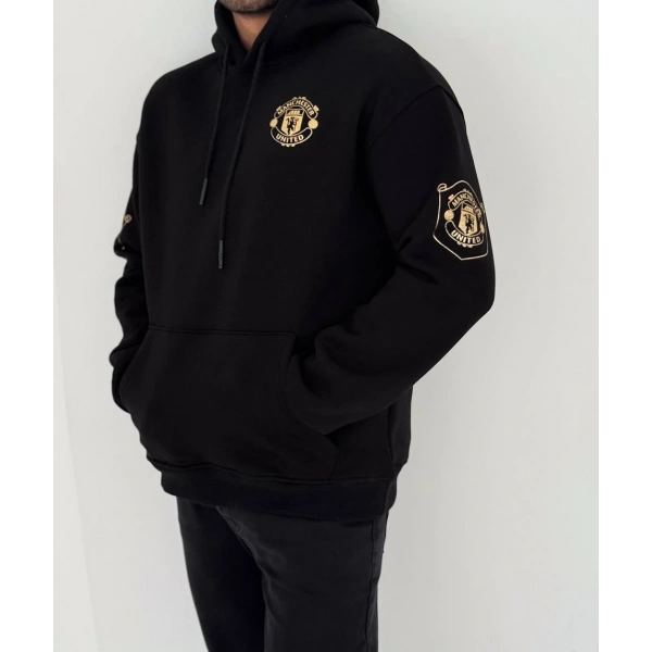 Man Oversize Şardonlu Unisex Sweatshirt